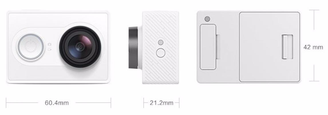 Экшн камера Xiaomi YI Travel Edition White (Белый) bluetooth фото 4