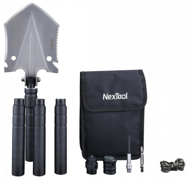 Многофункциональная лопата Mijia Nextool Shovel NEW Silver фото 3