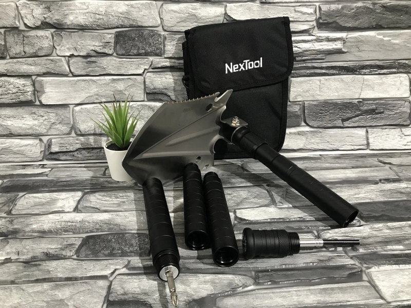 Многофункциональная лопата Mijia Nextool Shovel NEW Silver фото 2